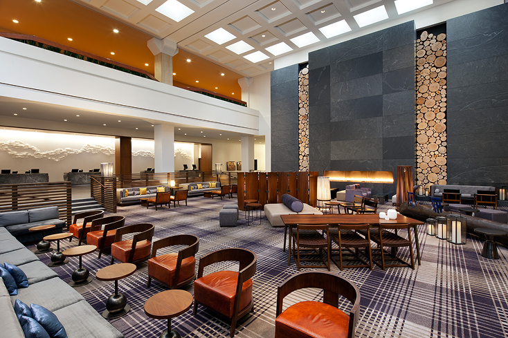 Luxury hotel interior